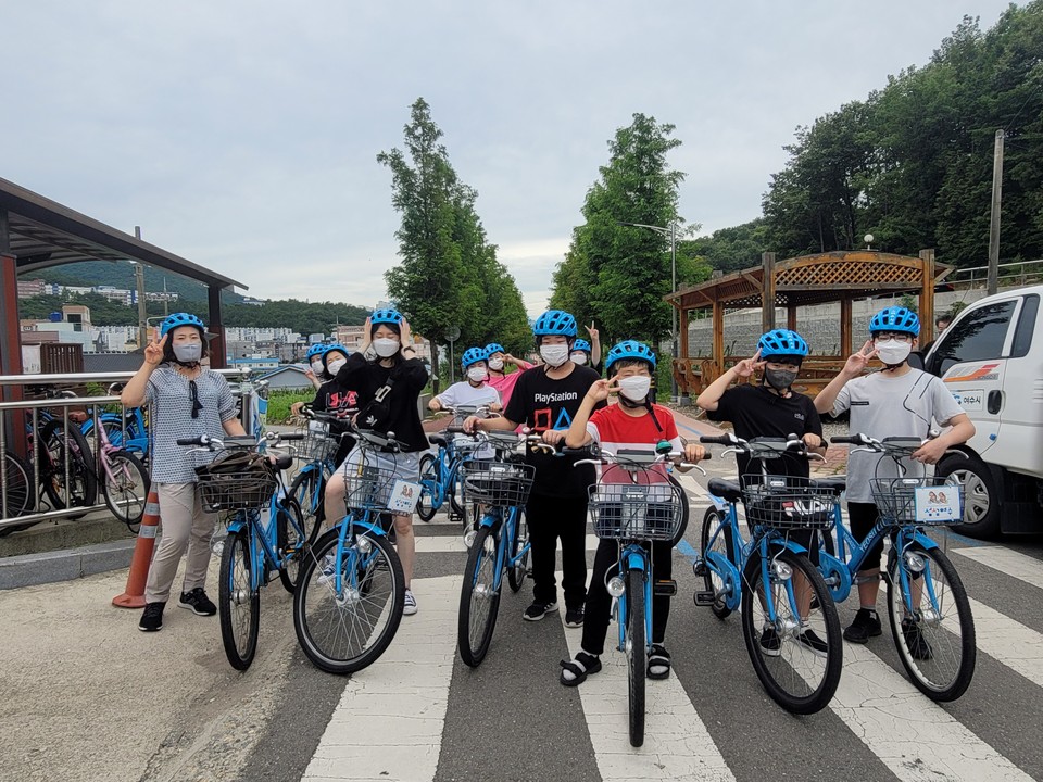 교육공동체가 함께 하는 자전거 투어(만성리길)