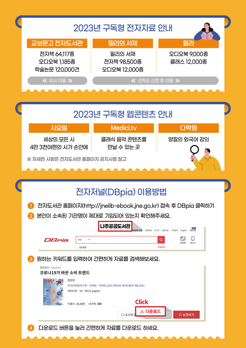 나주공공도서관, 전라남도교육청 전자도서관 서비스 확대 운영 나주공공도서관, 전라남도교육청 전자도서관 서비스 확대 운영