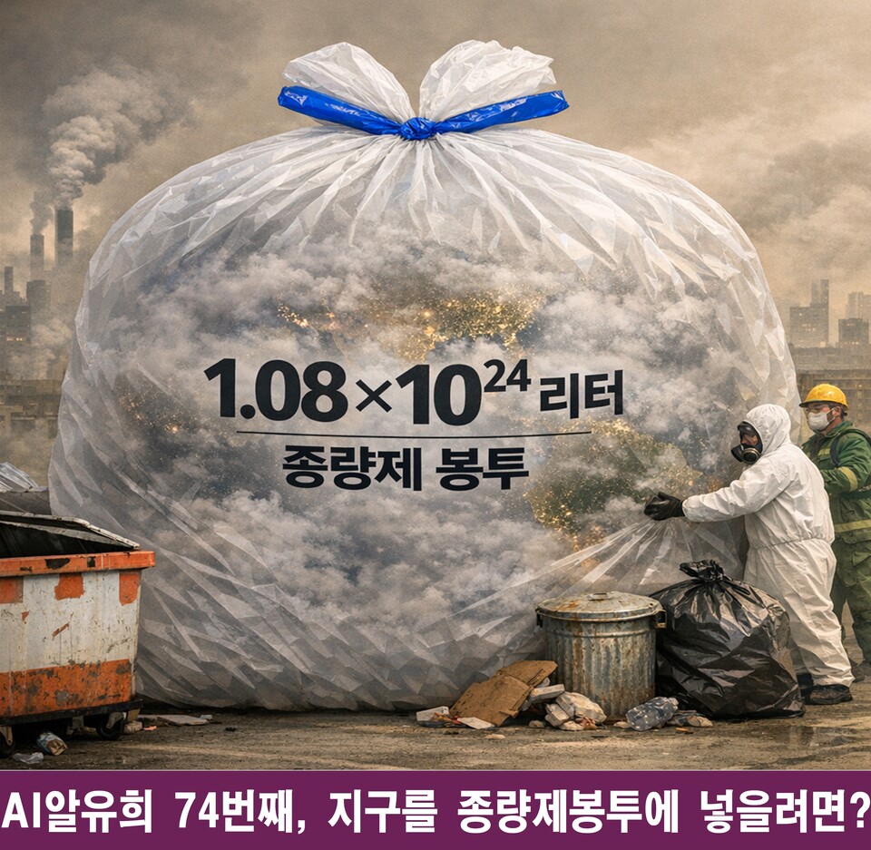 지구를 봉투에 넣는다면 몇 리터가 필요할까? - 환경 | 코리아NEWS