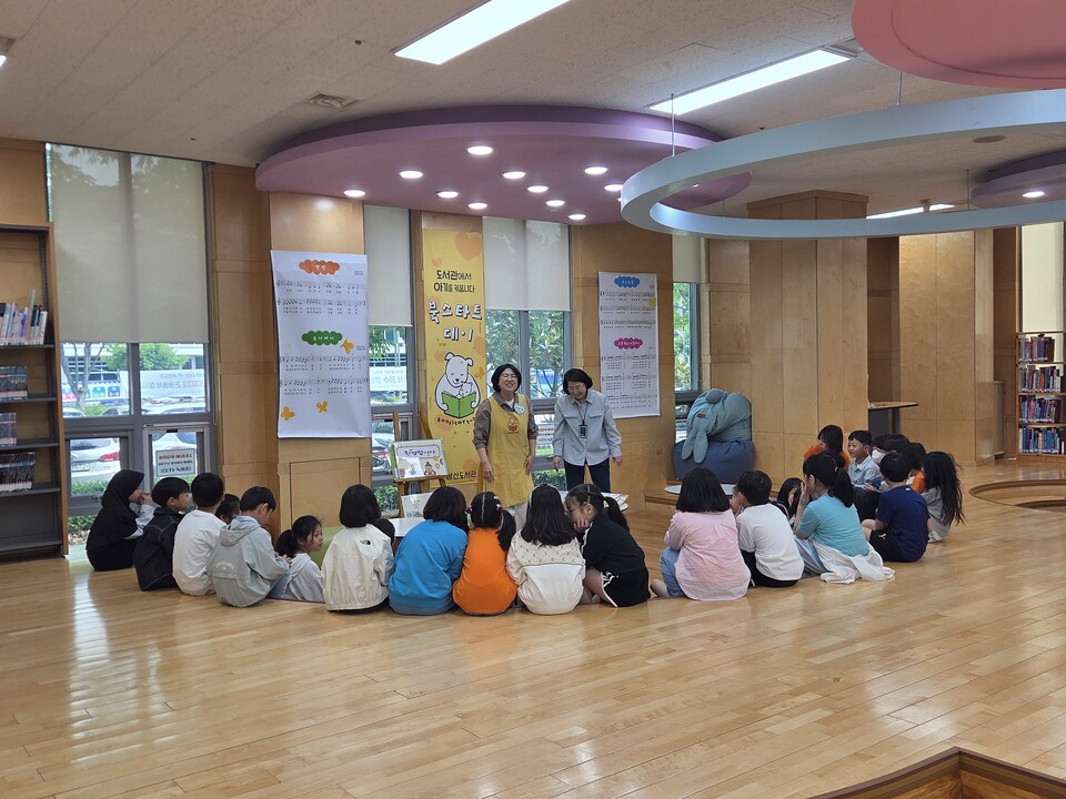 순천삼산초, 도서관 예절교육으로 독서 습관 뿌리내리다