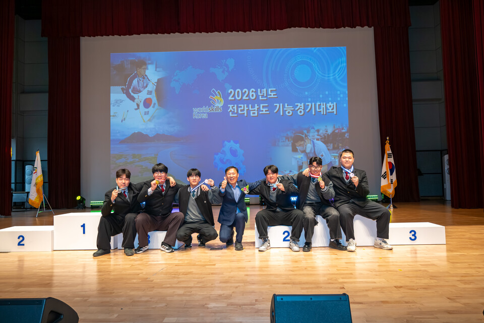 순천공업고 자동차과, ‘2026 전남기능경기대회’ 금은동상 싹쓸이