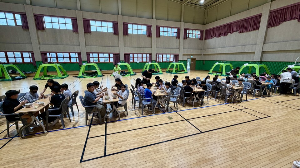 군남초, 1박 2일 교내 뒤뜰야영으로 ‘배려·소통’ 배운다