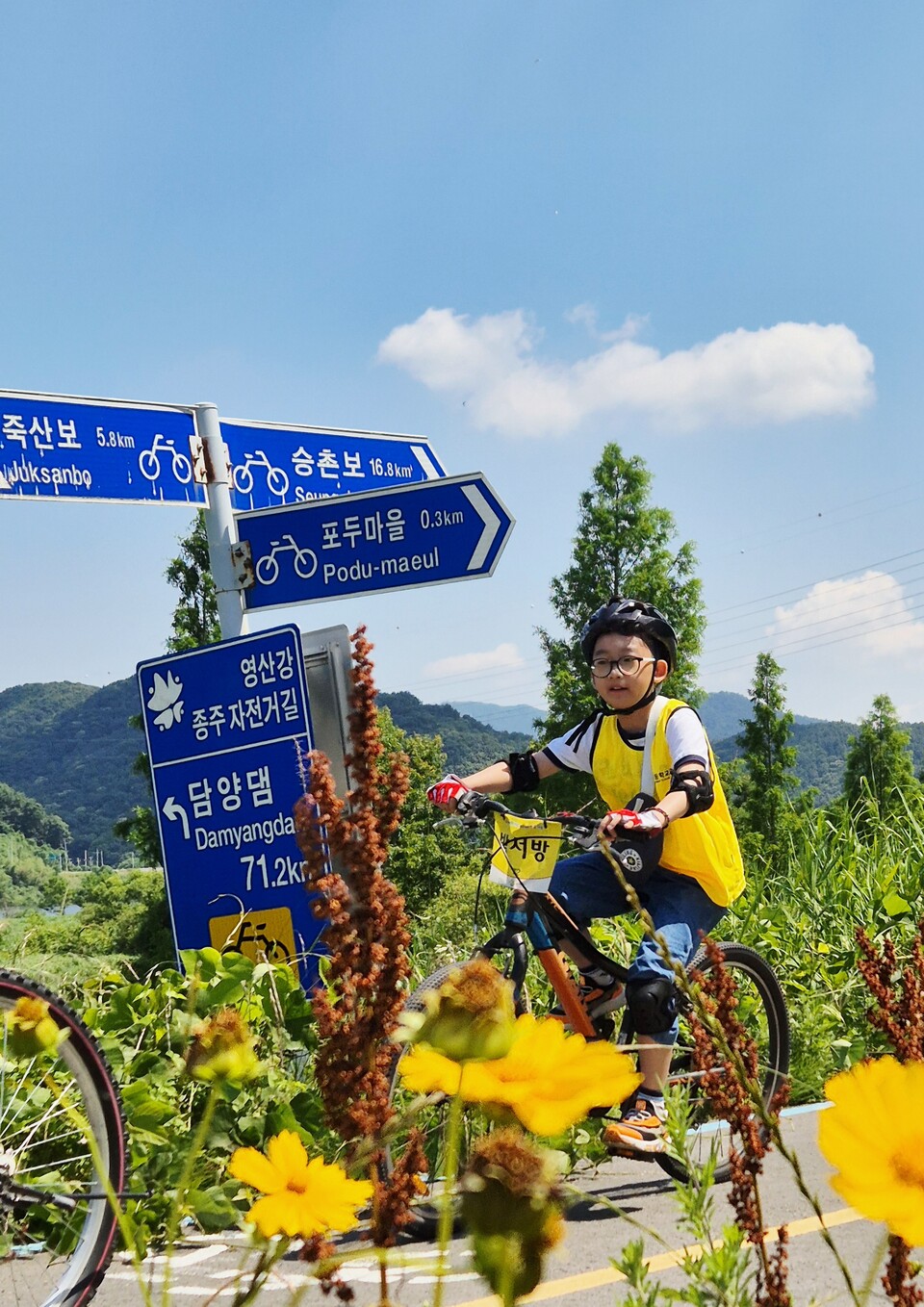 영산강 20km 달린 노안초, ‘사계빛깔’ 여름 자전거 도전 성공 - 교육 | 코리아NEWS
